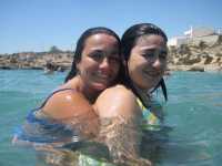 Trini and Chelo in Tabarca